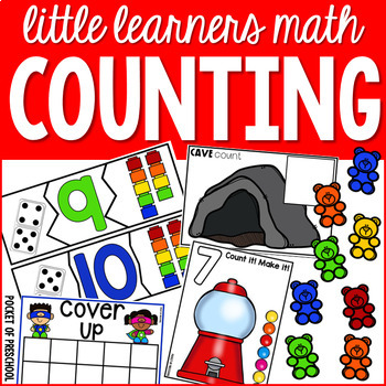 Preview of Counting 1-10 Unit for Preschool, Pre-K, and Kindergarten