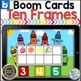 Counting 1-10 Using Ten Frames Boom Cards 