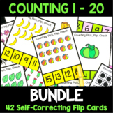 Counting 1-20 Clip Cards Bundle: Numbers 1-20 Ten Frames a