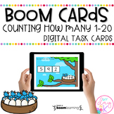 Counting 1-20 Task Cards Distance Learning | Boom Cards™