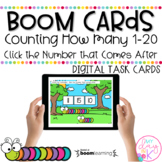 Counting 1-20 Task Cards What Numbers Comes After | Boom Cards™