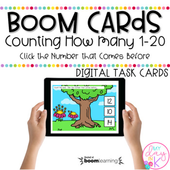 Counting 1 What Number Comes Before Boom Cards By My Day In K