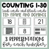 Counting 1-30 Task Cards and Flash Cards | Ten Frames | Do