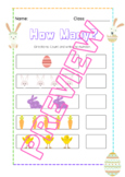 Counting 1-5 Easter Worksheets