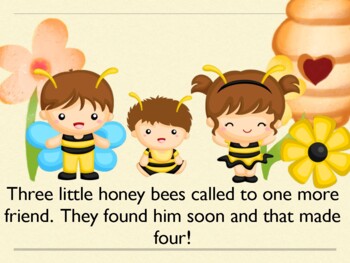 Counting 1-5--Five Little Honey Bees by Ms Kristen's Preschool Online