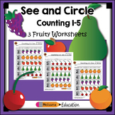 Counting 1-5: See and Circle Practice Set