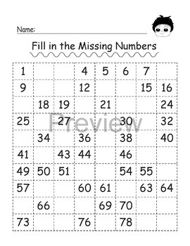 Count by 1's and Have FUN!, 1-80