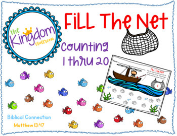 Preview of Counting 1 thru 20 : Fill The Net