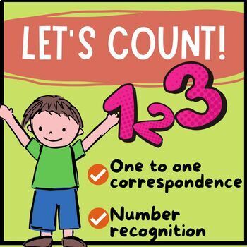 Preview of Counting 1 to 20 and PRACTICE NUMBER RECOGNITION ~ One to one correspondence