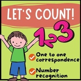 Counting 1 to 20 and NUMBER RECOGNITION ~ One to one corre