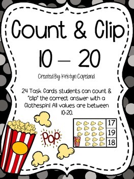 Counting 10 - 20 by Copeland's Got Class- Kristyn Copeland | TpT