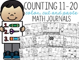 Counting 11-20 Color, Cut, and Paste Math Journal for Spec