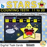 Counting 11 to 20 Stars Teeth Space BOOM Cards™