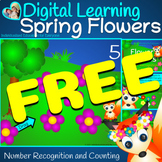 Counting Activity Digital Counting Flowers