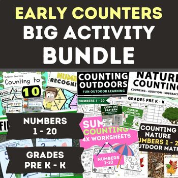 Preview of Counting Activity Growing Bundle: Numbers 1 - 20