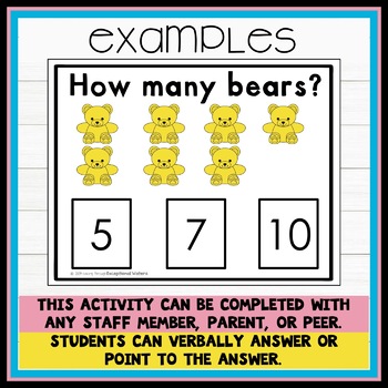 Bears Counting 1-10 Book 