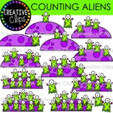 Counting Aliens {Space Clipart}