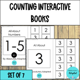 Counting Amounts One Through Five Interactive Books