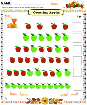 Preview of Counting Apples 1