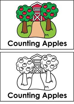 Preview of Counting Apples Early Reader