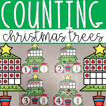 Preview of Christmas Counting and Number Sense Math Center Activity