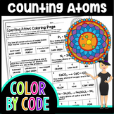 Counting Atoms Color By Number | Science Color By Number