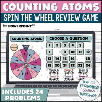 Preview of Counting Atoms Interactive Group Review Game for PowerPoint