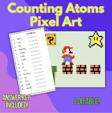 Counting Atoms Pixel Art