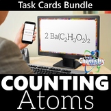 Counting Atoms Printable and Digital Task Card Bundle PLUS