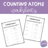 Counting Atoms Worksheets