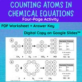 Counting Atoms for Balancing Chemical Equations Activity |