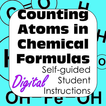 Preview of Counting Atoms in Chemical Formulas Self-Guided Learning Digital Interactive