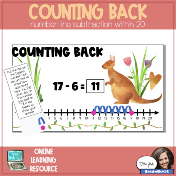 Preview of Counting Back (Number Line Subtraction)