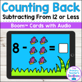 Counting Back: Subtraction Strategy Boom™ Cards - Digital 