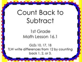 Counting Back to Subtract ACTIVboard Flipchart