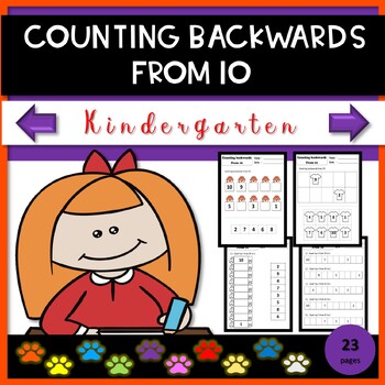 Preview of Counting Backwards From 10 worksheets