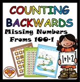 Counting Backwards worksheets - Missing Numbers 