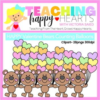 Preview of Counting Balloons Clipart