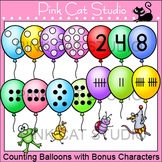 Counting Clip Art Balloons with Bonus Characters - Persona