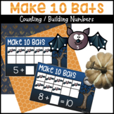 Counting Bats / Make 10 Bats Counting to 10 Math Activity 