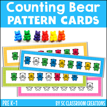 Learning Resources Three Bear Family Pattern Cards Homeschool Early Math Skil... 