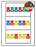 Counting Bear Pattern Task Cards