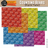 Counting Bears Digital Paper {FREE}