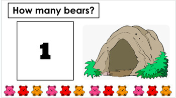 Preview of Counting Bears - How many bears in all?
