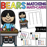 Counting Bears Matching Mats and Activity Cards (Patterns,