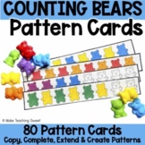 Counting Bears Pattern Cards - AB, ABB, AAB, AABB, & ABC Patterns