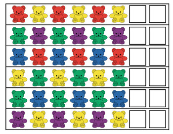 Counting Bears Pattern Math Center by Jenny-Lynn Creations | TpT