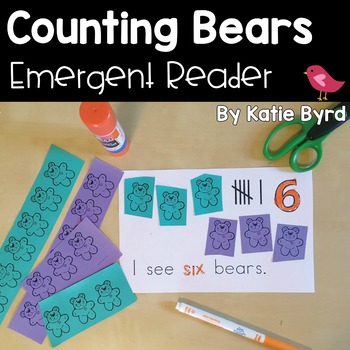 Preview of Emergent Reader - Number and Counting book - Counting Bears