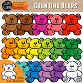 Counting Bears Clip Art