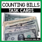 Counting Money Task Cards Counting Bills